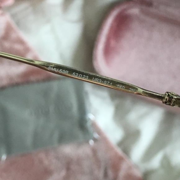 Miu Miu Oversized Round Metal Phantos Sunglasses - Picture 5 of 5